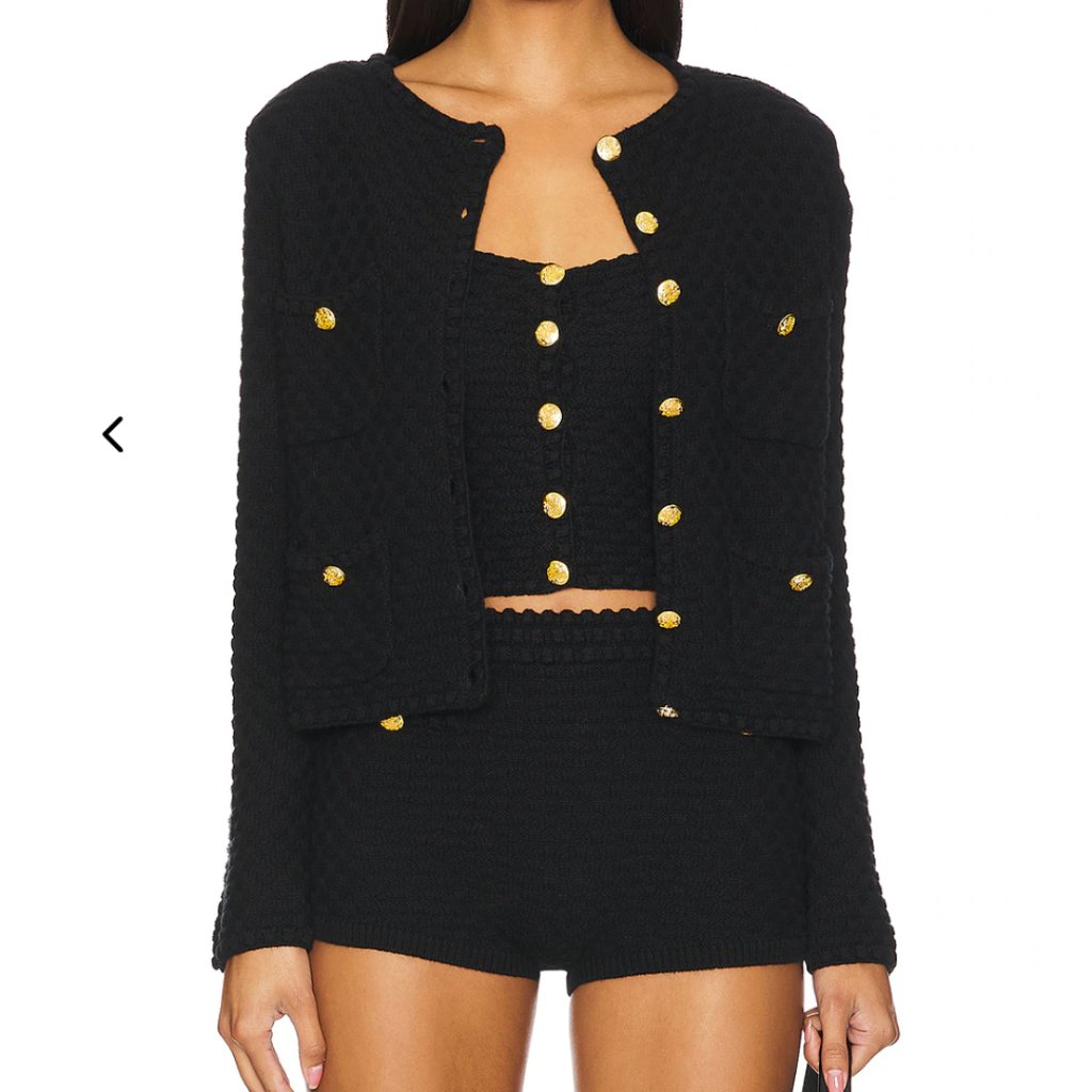 Evaline Cardigan, Short, And Tank Set | Majorellle